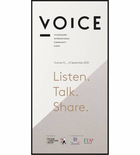 IEG - Italian Exhibition Group with Vicenzaoro announces VOICE