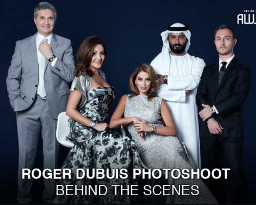 Roger Dubuis Photoshoot Behind the Scenes