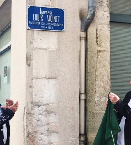 Louis Moinet has his own street in Bourges