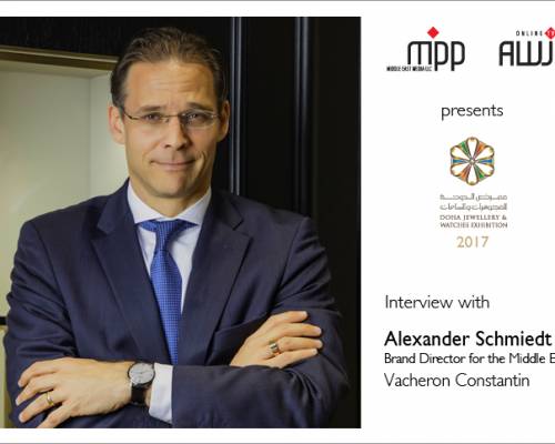 Alexander Schmiedt, Brand Director for the Middle East, Vacheron Constantin