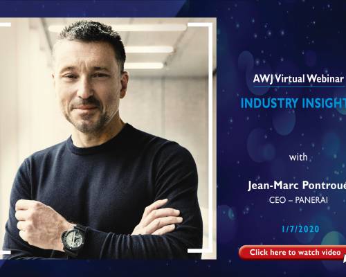 9th AWJ Webinar - Industry Insights with Mr. Jean-Marc Pontroué, CEO, Panerai