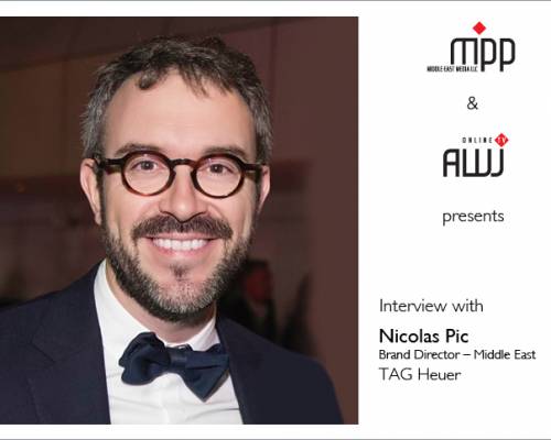 Nicolas Pic, Brand Director - Middle East, TAG Heuer