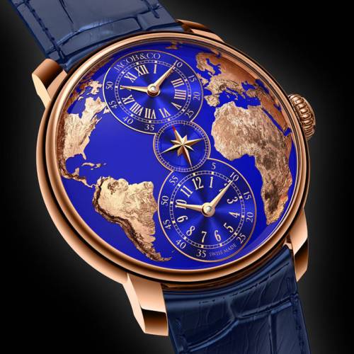 The World Is Yours Dual Time Zone by Jacob & Co.