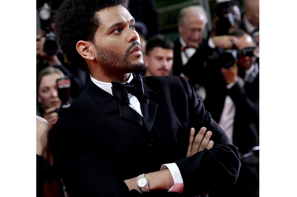 The Weeknd wearing Piaget at the 76th Festival de Cannes 
