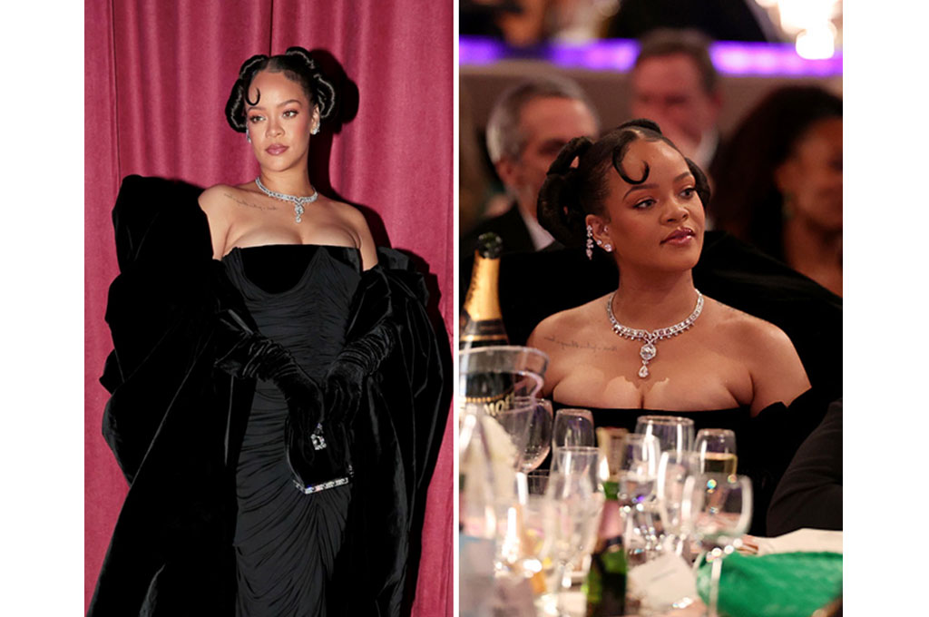 Rihanna wears Cartier to the 80th Annual Golden Globe Awards