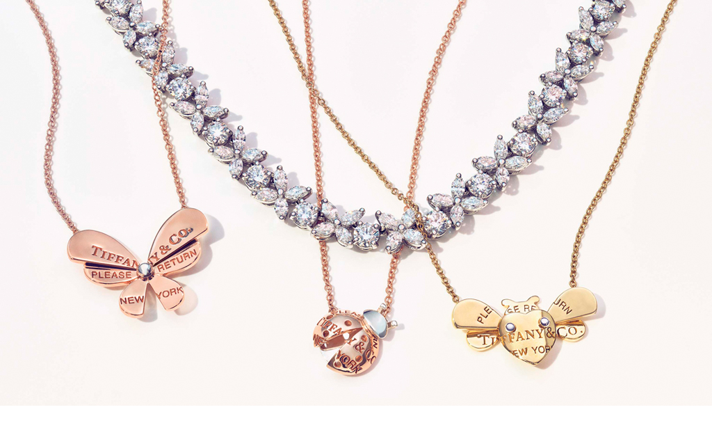 Tiffany Victoria necklace and Return to Tiffany necklaces