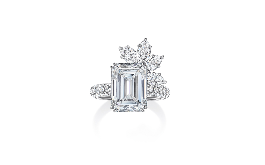 خواتم مستلهمة من الطبيعة ( خاتم من مجموعة Bridal من Harry Winston)