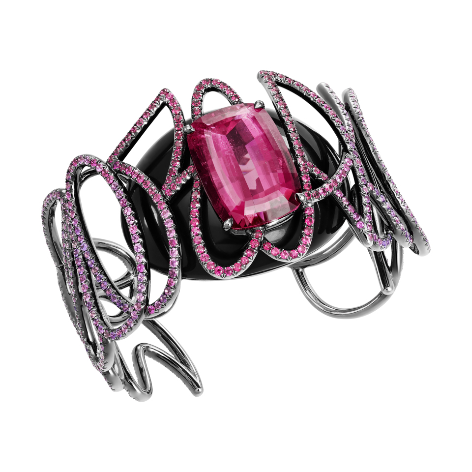 Baumer haute joaillerie bracelet black magic aurora