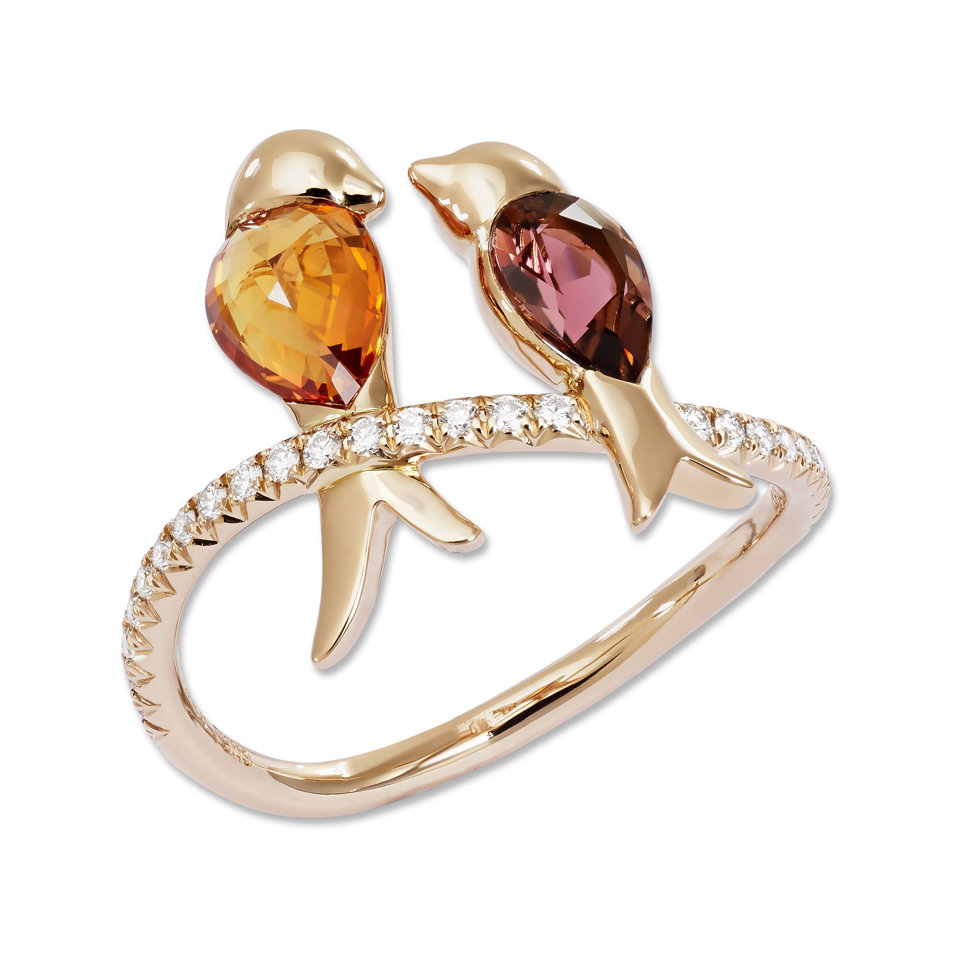 Inséparables ring by Bäumer