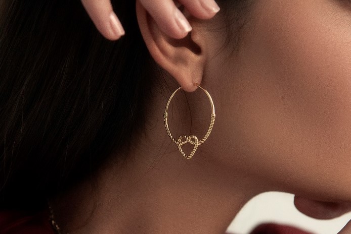  أقراط Promise Knots  من MKS 