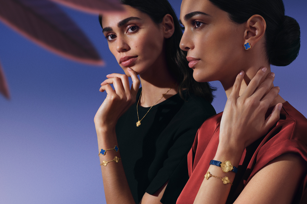 Van Cleef & Arpels marks Ramadan with Blue Agate Alhambra, Art Collaboration & Heritage Exhibition