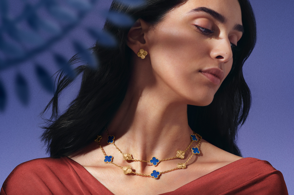 Van Cleef & Arpels marks Ramadan with Blue Agate Alhambra, Art Collaboration & Heritage Exhibition