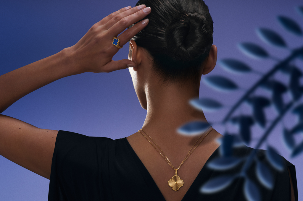 Van Cleef & Arpels marks Ramadan with Blue Agate Alhambra, Art Collaboration & Heritage Exhibition