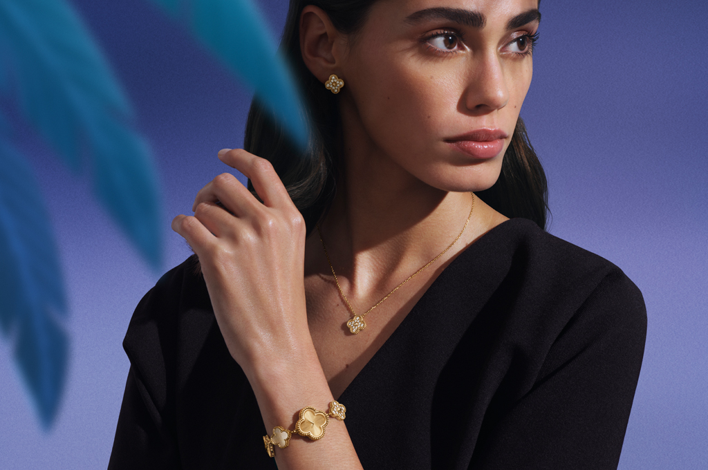 Van Cleef & Arpels marks Ramadan with Blue Agate Alhambra, Art Collaboration & Heritage Exhibition