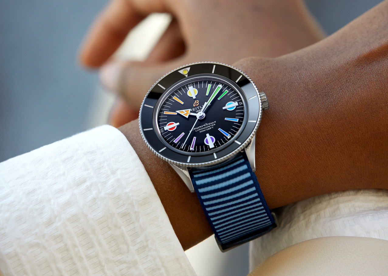 Superocean Heritage ’57 Capsule Collection من Breitling إحياء لنمط الحياة الهادئ لراكبي الأمواج في الخمسينيات والستينيات
