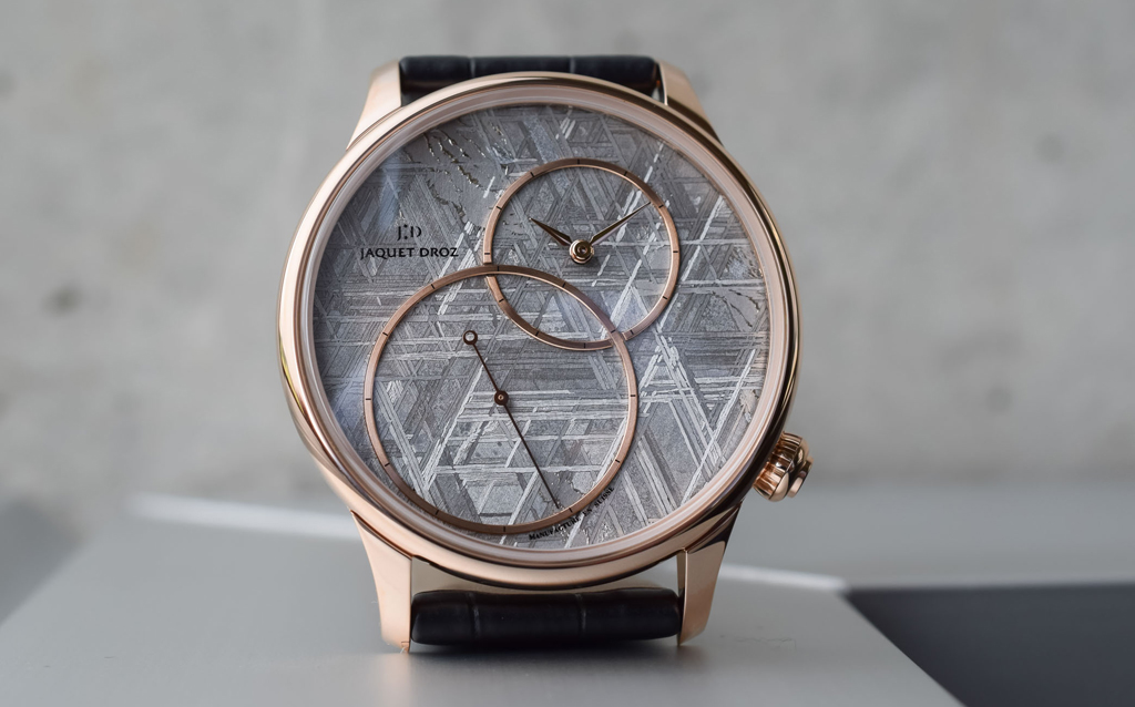 JAQUET DROZ GRANDE SECONDE OFF-CENTERED METEORITE