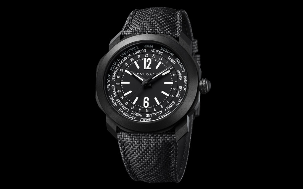 OCTO ROMA WORLD TIMER STEEL DLC (DIAMOND LIKE CARBON) – 103486