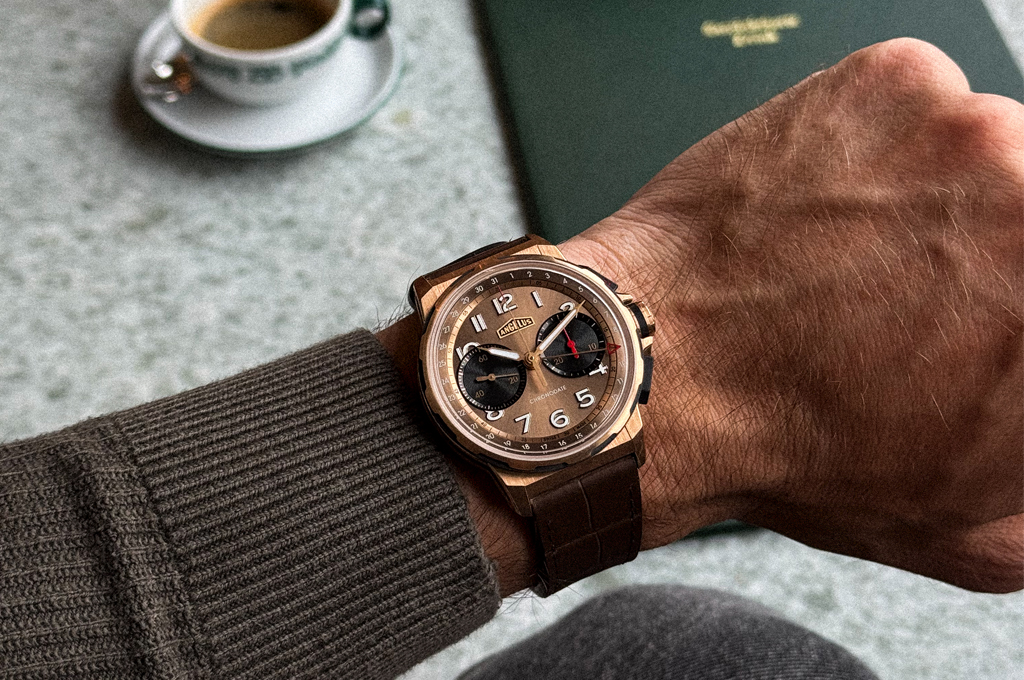 Presenting the Chronodate Gold & Chronodate Titanium Moka Editions by Angelus