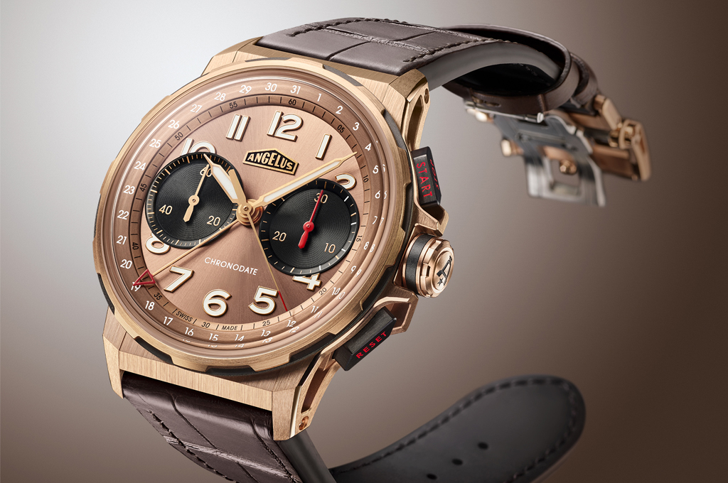 Presenting the Chronodate Gold & Chronodate Titanium Moka Editions by Angelus