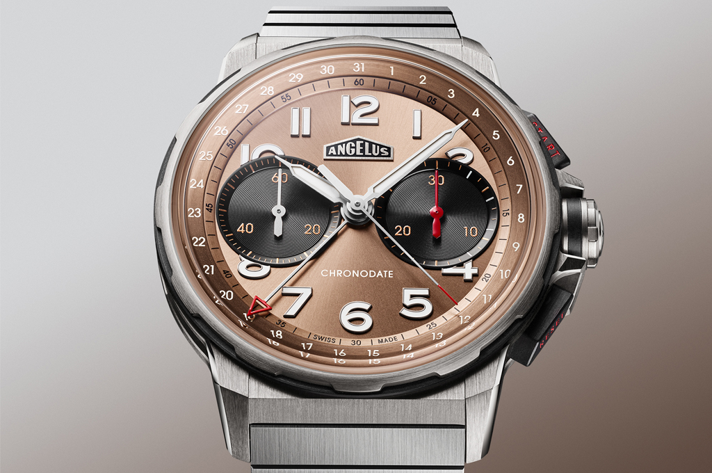 Presenting the Chronodate Gold & Chronodate Titanium Moka Editions by Angelus