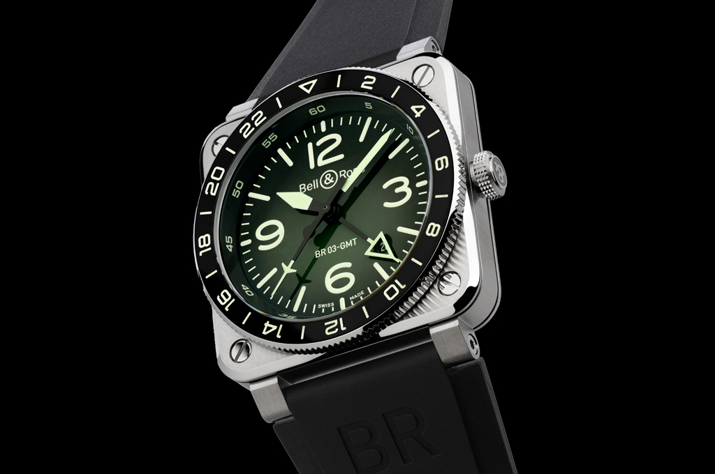 BELL & ROSS Launches BR-03 GMT Green Lum