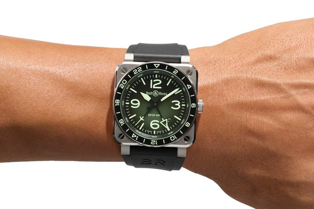 BELL & ROSS Launches BR-03 GMT Green Lum