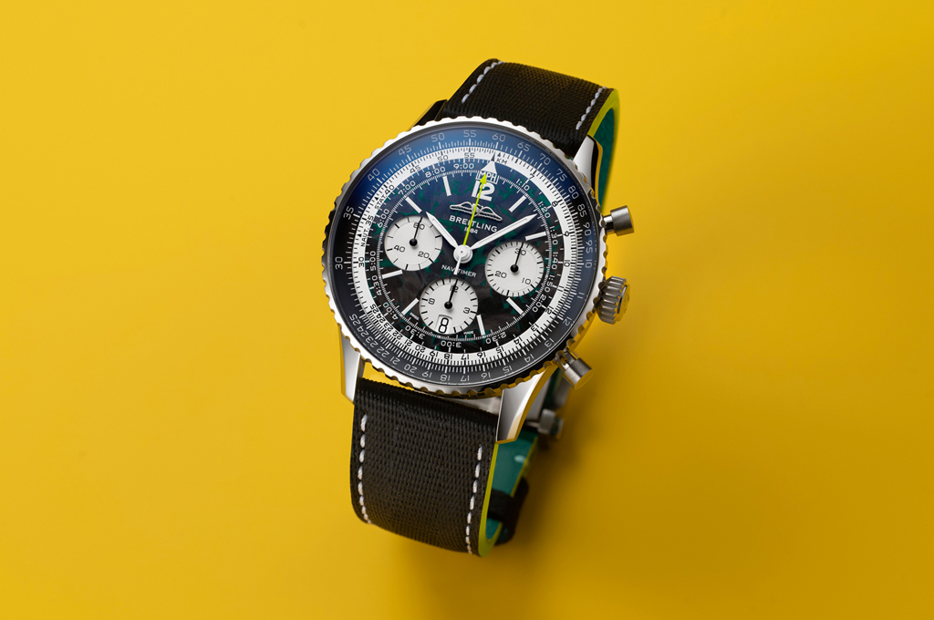 Breitling Returns to Formula 1® with Aston Martin Aramco Partnership and Racing-Inspired Navitimer