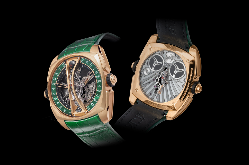 Introducing the Klepcys Vertical Skeleton Tourbillon Malachite by Cyrus Genève 