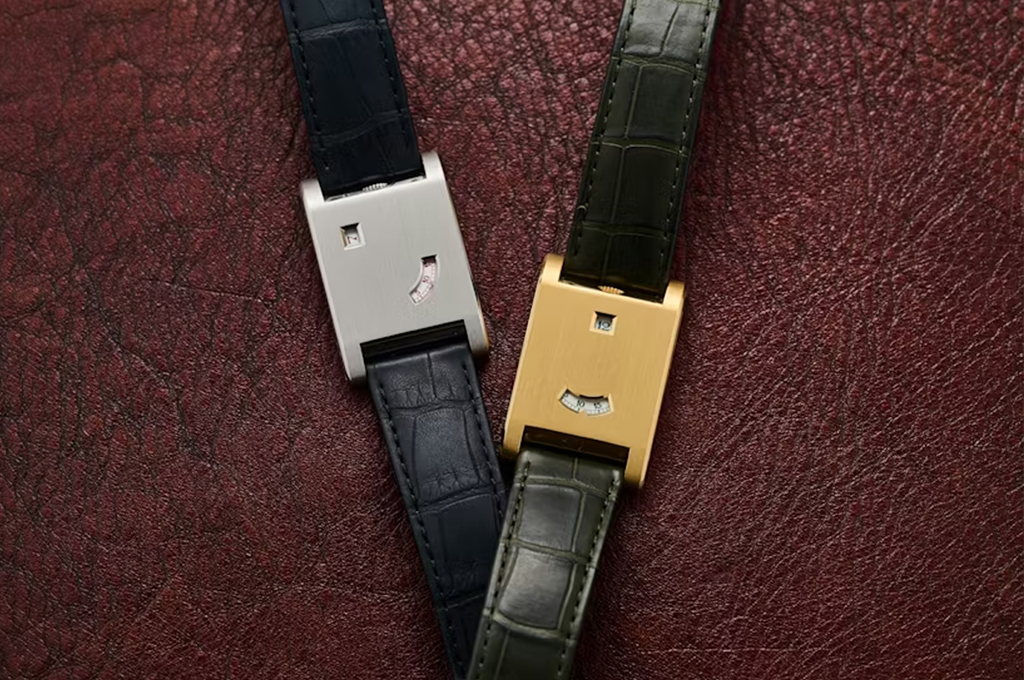 It’s a nod to a great style statement wearing a jump-hour watch