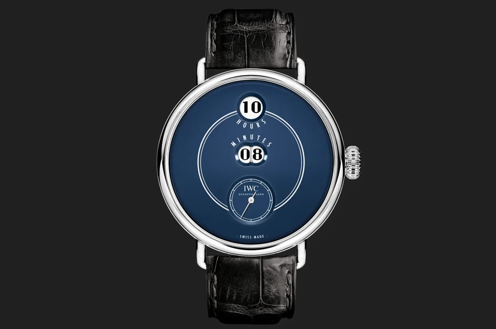 It’s a nod to a great style statement wearing a jump-hour watch