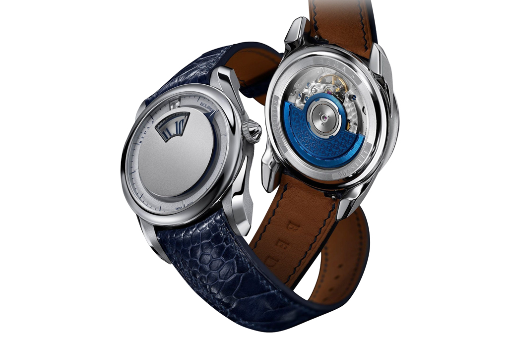 It’s a nod to a great style statement wearing a jump-hour watch