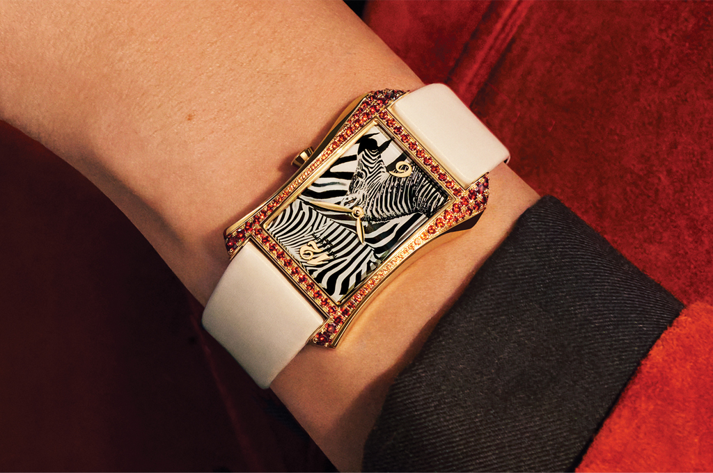 Patek Philippe Presents the Gondolo Serata in Rose Gold with Striking Zebra Dial