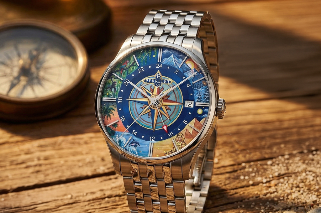 Perrelet and IFL Watches Unveil the Limited-Edition Weekend GMT Atlas